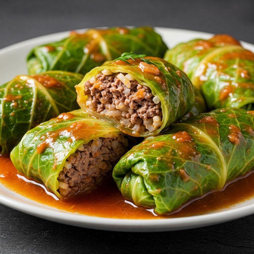 🥬 Dominican Cabbage Stuffed with Beef and Rice (Niños Envueltos Recipe)